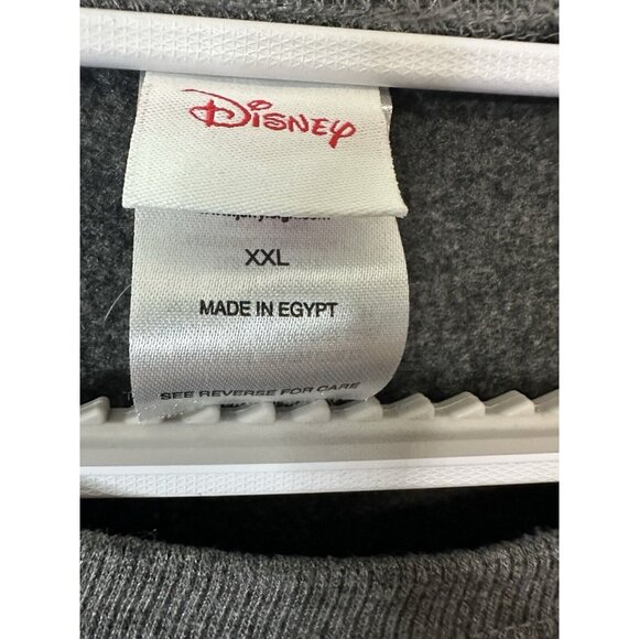 Disney Mickey Mouse Holiday Christmas Gray Pullover Sweater Size XXL - Picture 3 of 8